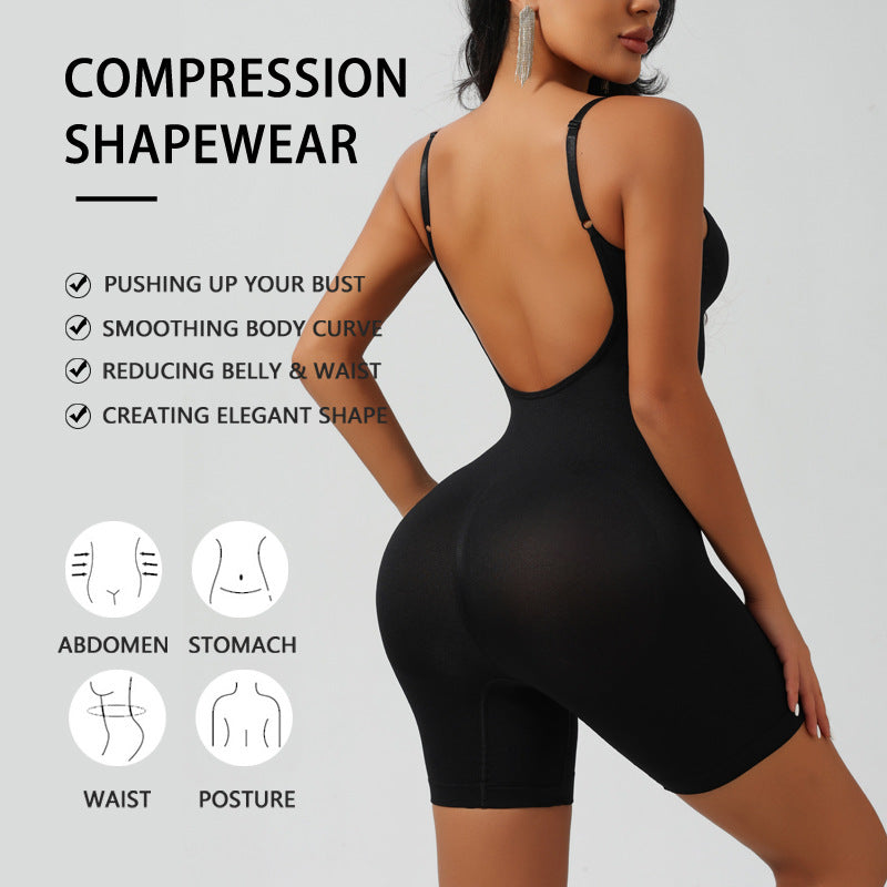 Women’s Compression Shapewear Bodysuit – Tummy Control & Waist Sculpting