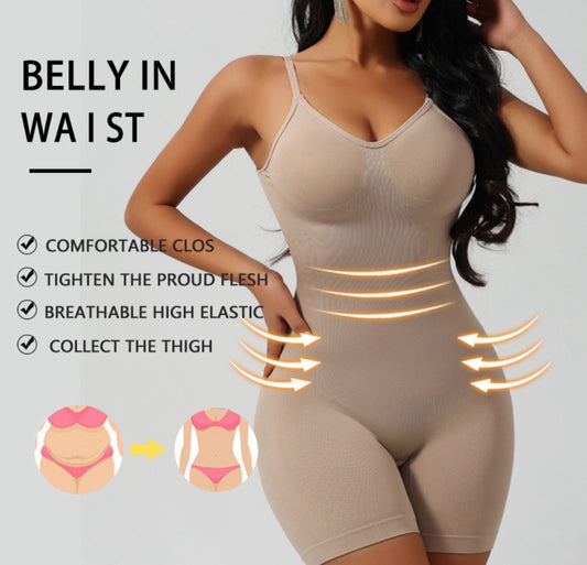 Women’s Compression Shapewear Bodysuit – Tummy Control & Waist Sculpting